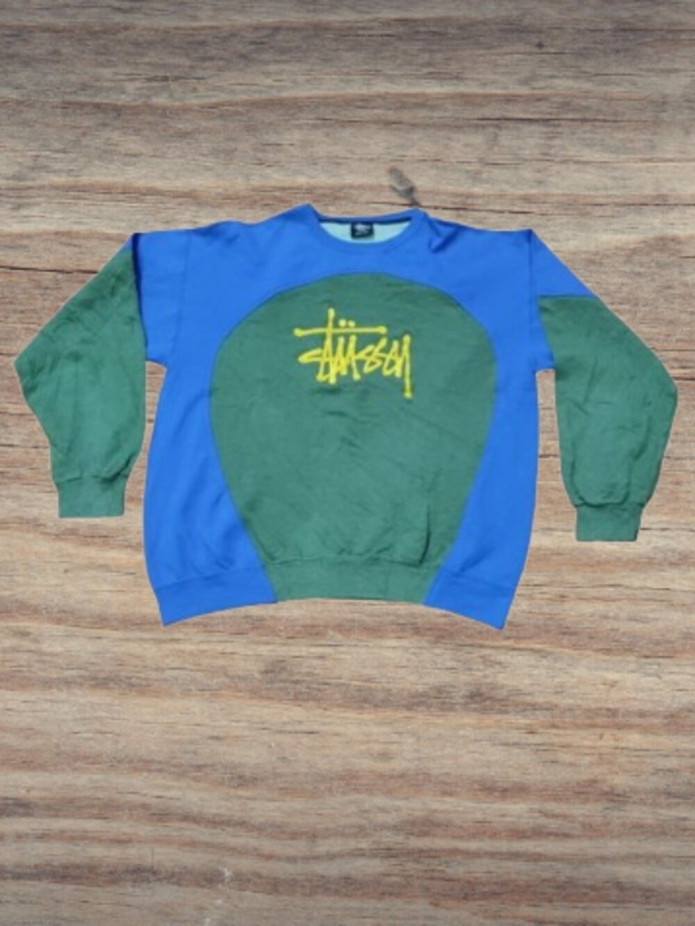 Stussy Vintage Reworked Embroidered Unisex Sweatshirt